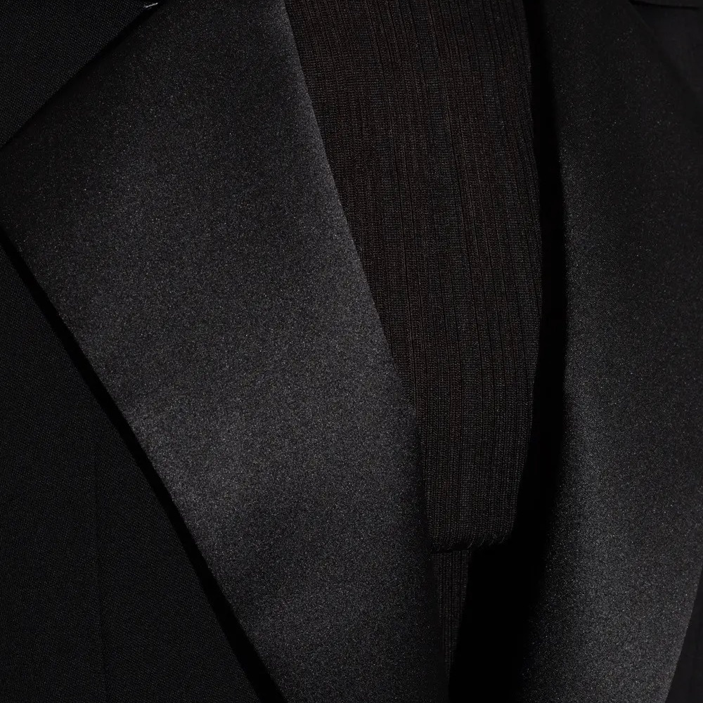Saint-Laurent blazer tuxedo grain de poudre - Picture 7 of 10